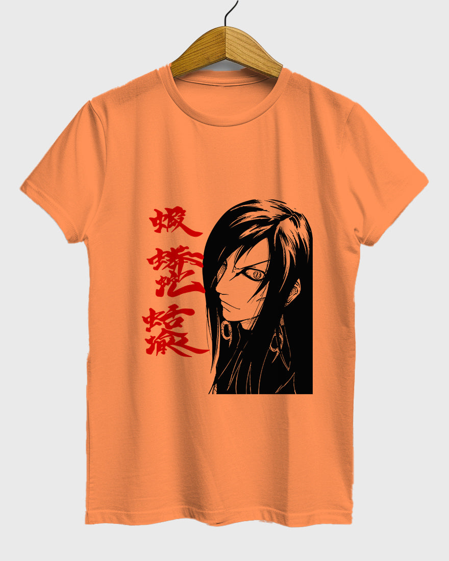 Womens Relaxed Fit TShirt Anime Naruto Orochimaru