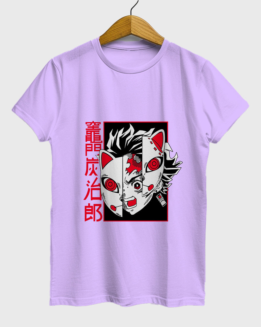 Womens Relaxed Fit TShirt Anime Chainsawman Tanjiro