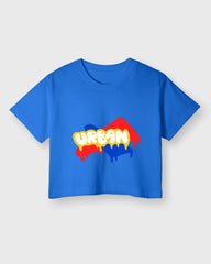 Womens Cropped TShirt Funky Urban