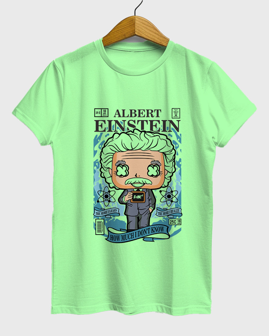 Womens Relaxed Fit TShirt Trending Albert Einstein