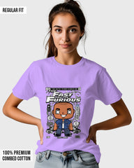 Womens Relaxed Fit TShirt Movies Fast & Furison