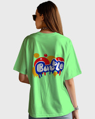 Womens Oversized TShirt Funky Bubble