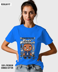 Womens Relaxed Fit TShirt Movies Fast & Furison