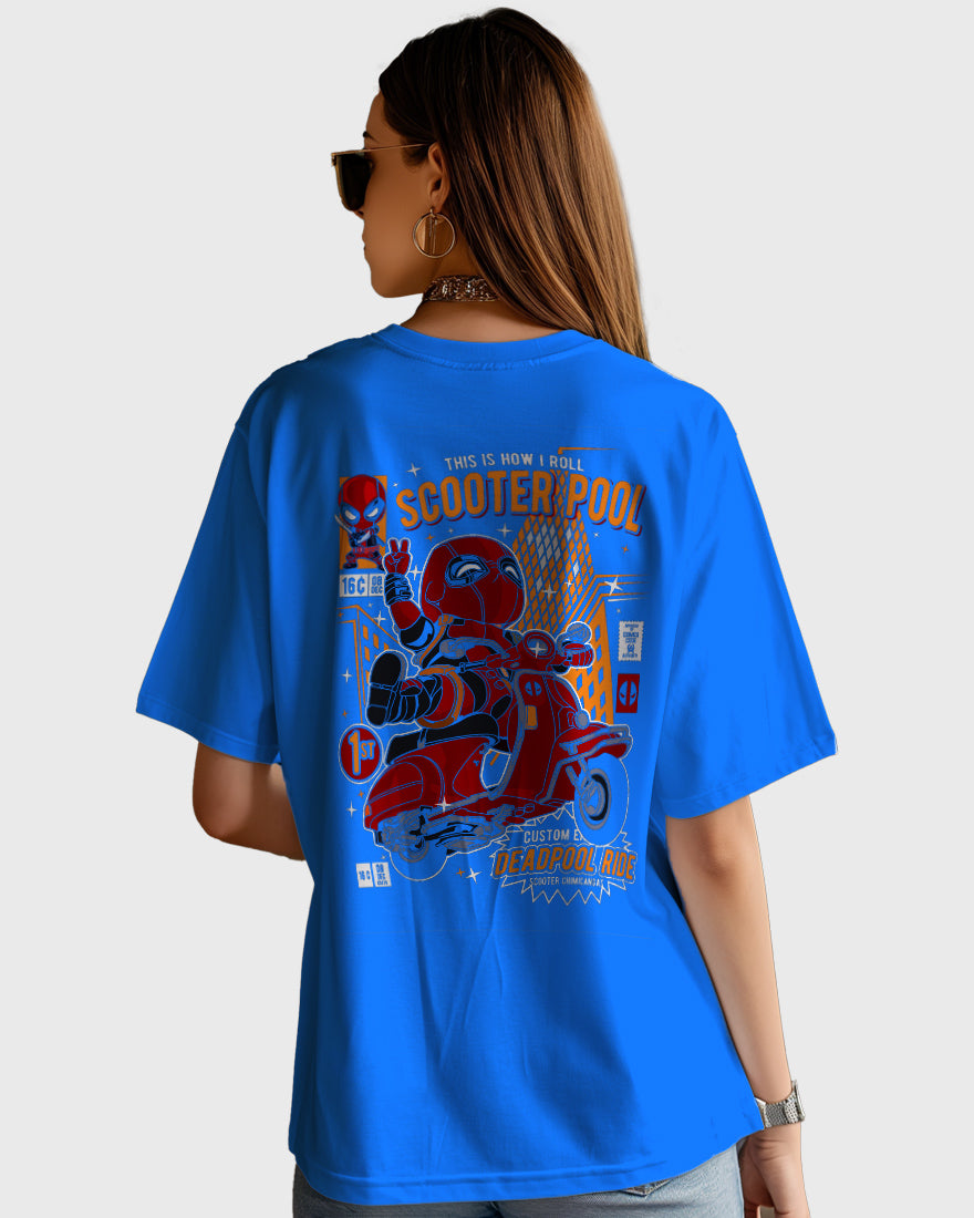 Womens Oversized TShirt Movies Dead Pool