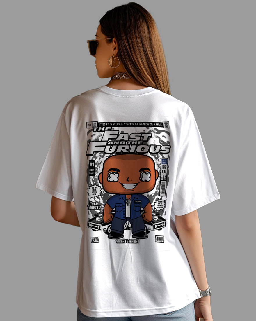 Womens Oversized TShirt Movies Fast & Furison