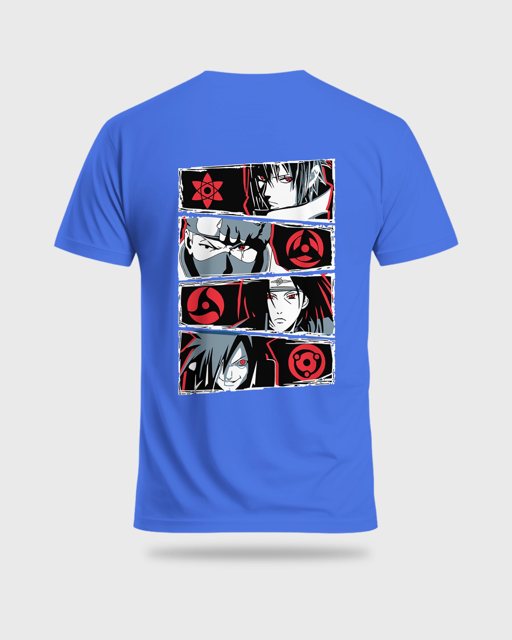 Mens Regular Tshirt Anime Naruto Naruto Gang