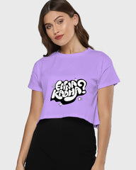 Womens Cropped TShirt Trendings Enna Kadha