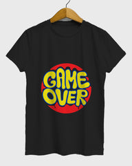 Womens Relaxed Fit TShirt Funky Game Over