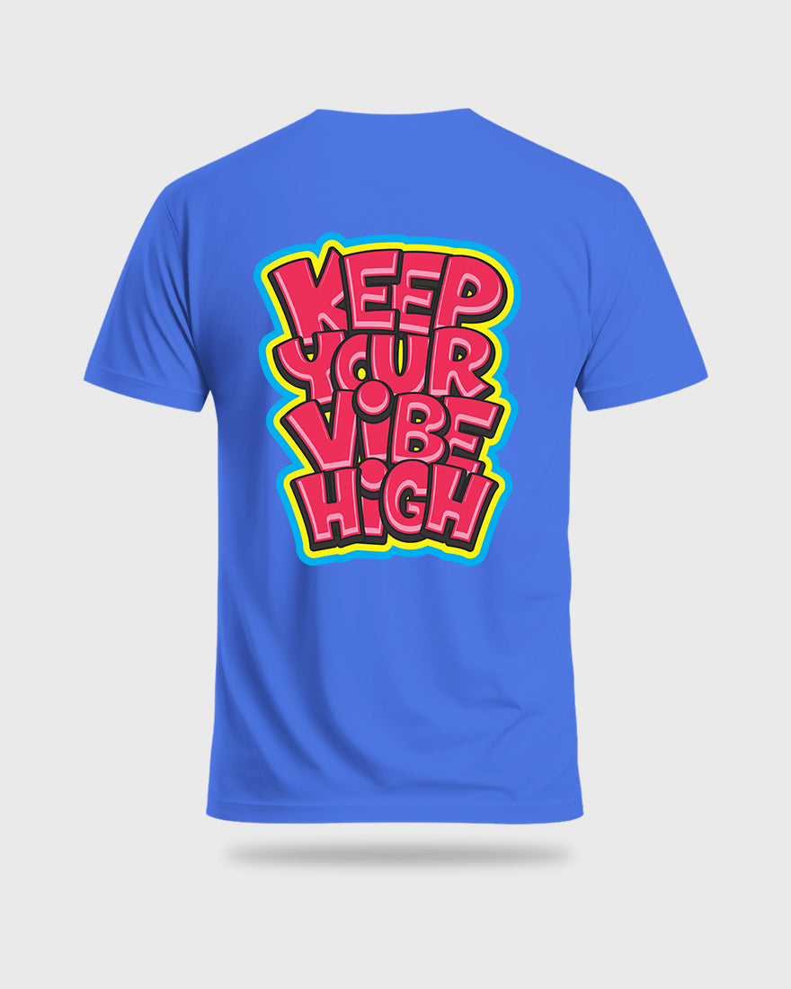 Mens Tshirt Funky Keep your vibe high - Metro Apes