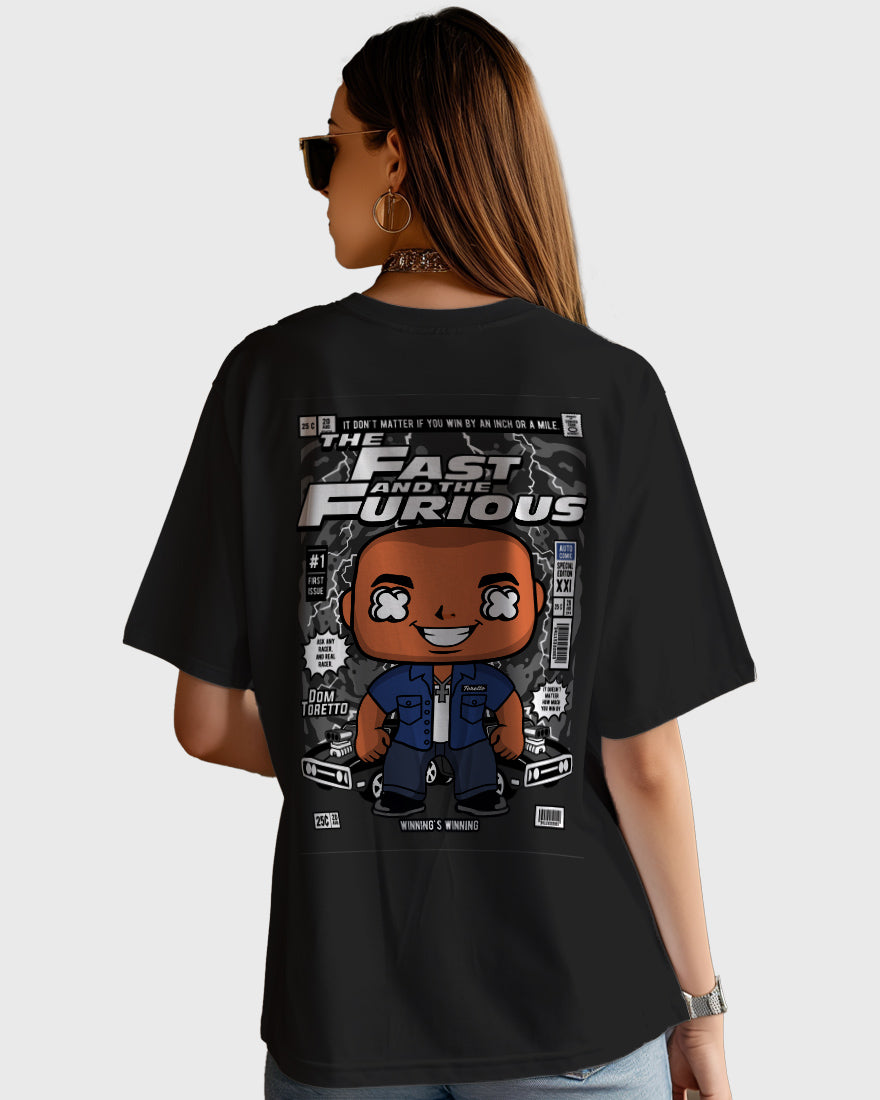 Womens Oversized TShirt Movies Fast & Furison