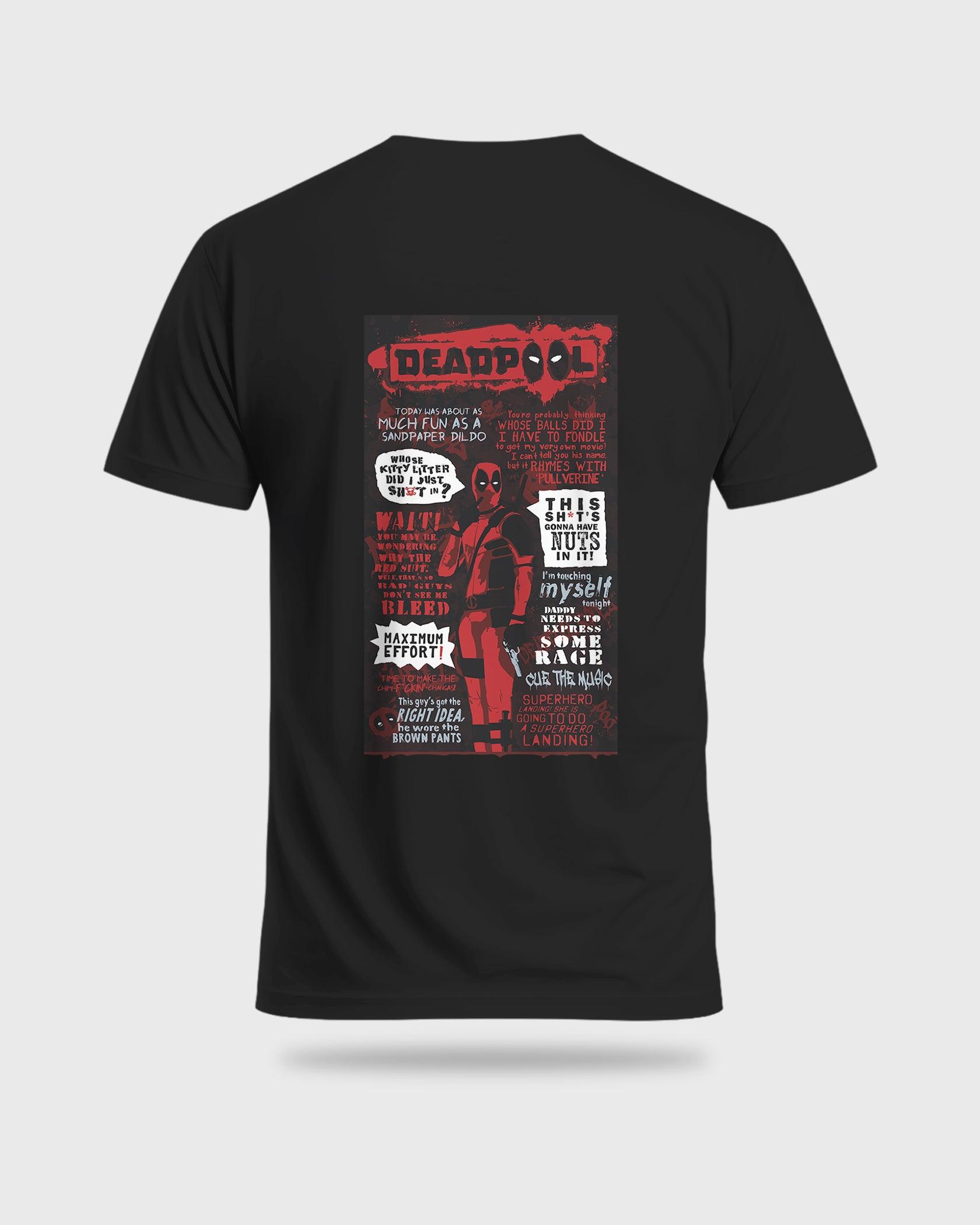 Mens Tshirt Movies & Series Deadpool Thisshits - Metro Apes