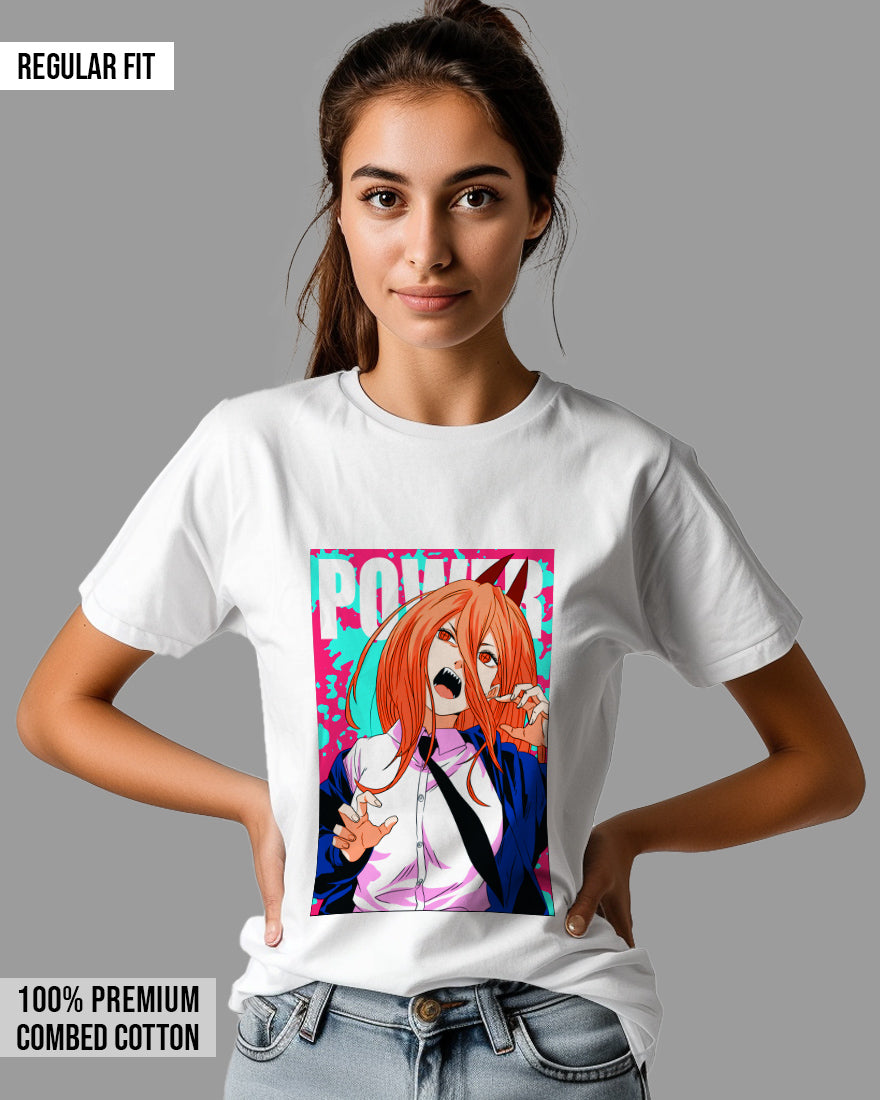 Womens Relaxed Fit TShirt Anime Chainsawman 2