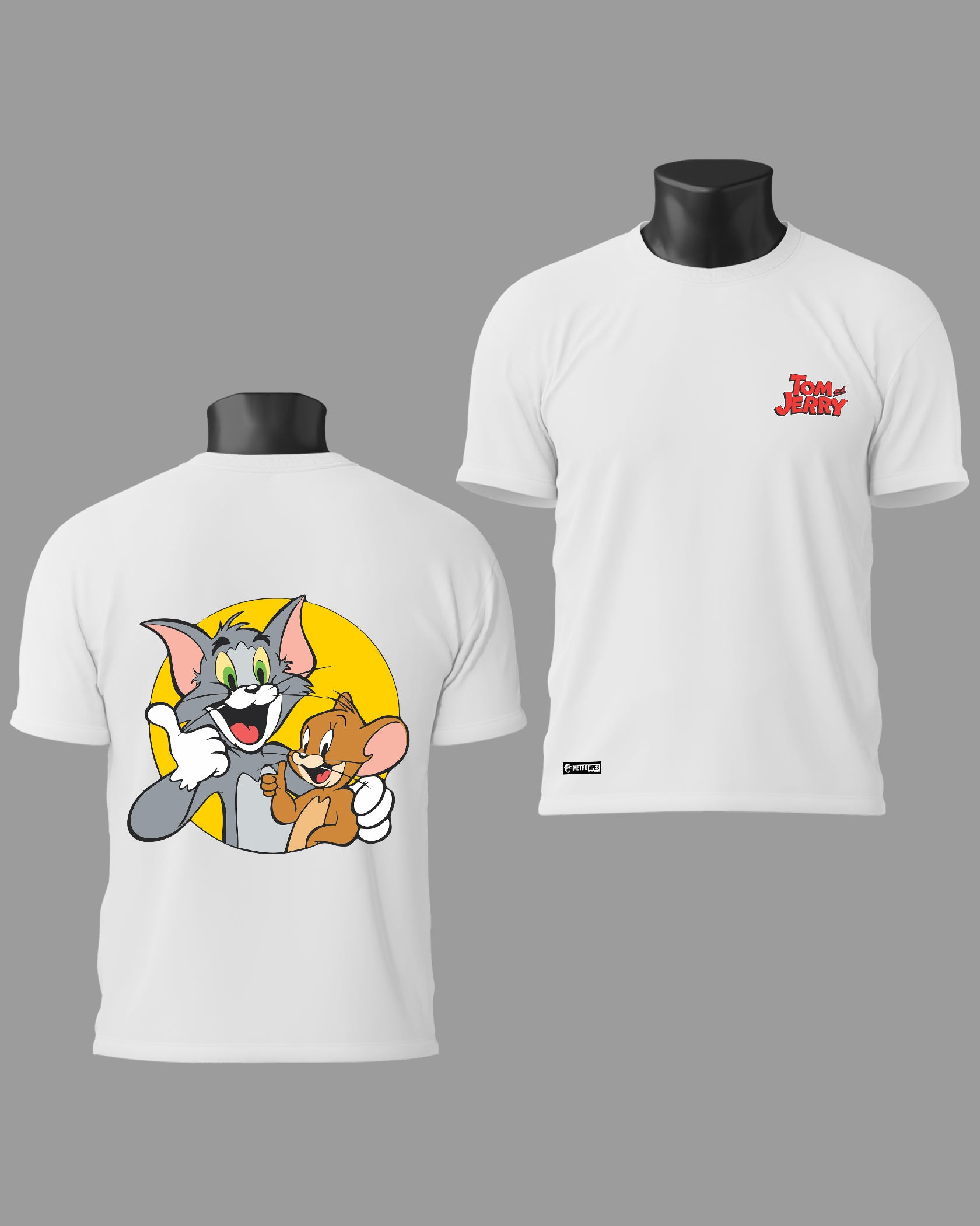 Mens Regular Tshirt Cartoon Tom & Jerry