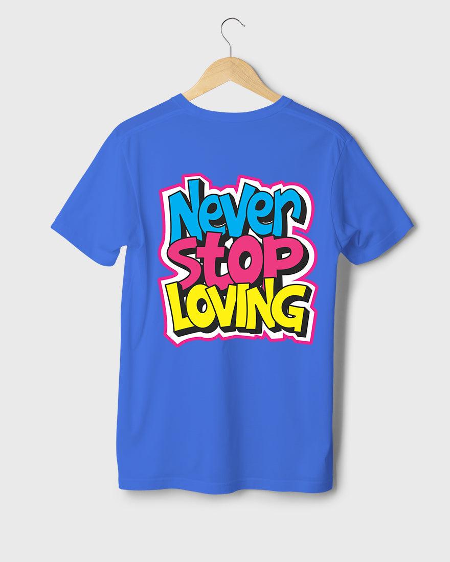 Mens Tshirt Funky Never stop Loving - Metro Apes