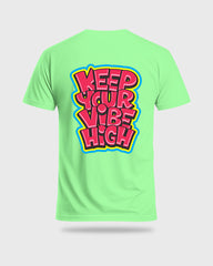 Mens Tshirt Funky Keep your vibe high - Metro Apes