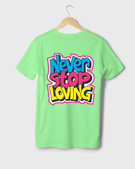 Mens Tshirt Funky Never stop Loving - Metro Apes