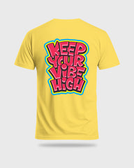 Mens Tshirt Funky Keep your vibe high - Metro Apes