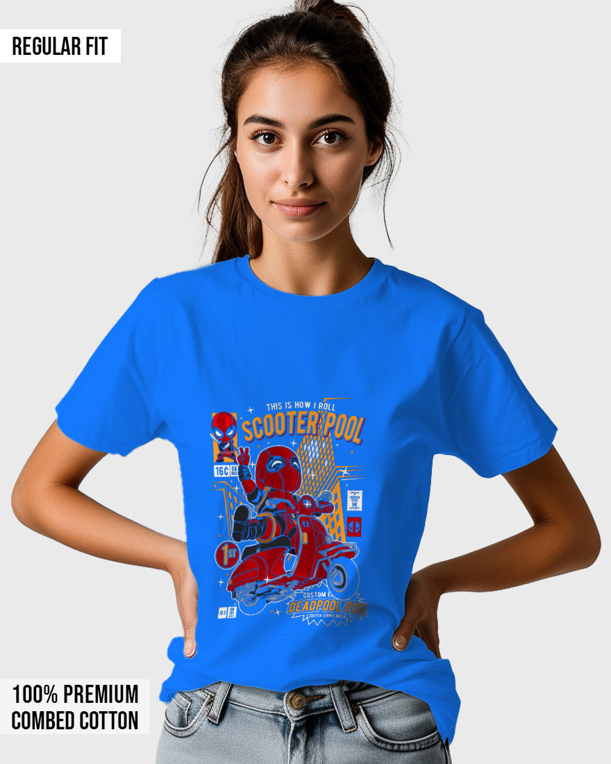 Womens Relaxed Fit TShirt Movies Dead Pool