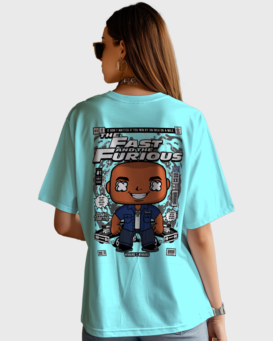 Womens Oversized TShirt Movies Fast & Furison