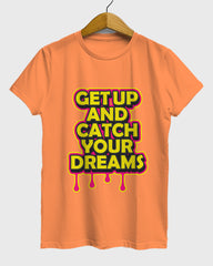 Womens Relaxed Fit TShirt Funky Getup And Catch