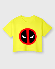 Womens Cropped TShirt Movies Deadpool