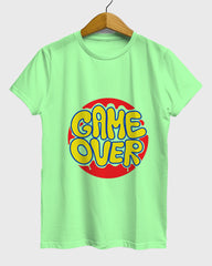 Womens Relaxed Fit TShirt Funky Game Over