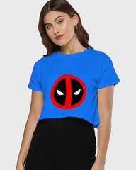 Womens Cropped TShirt Movies Deadpool