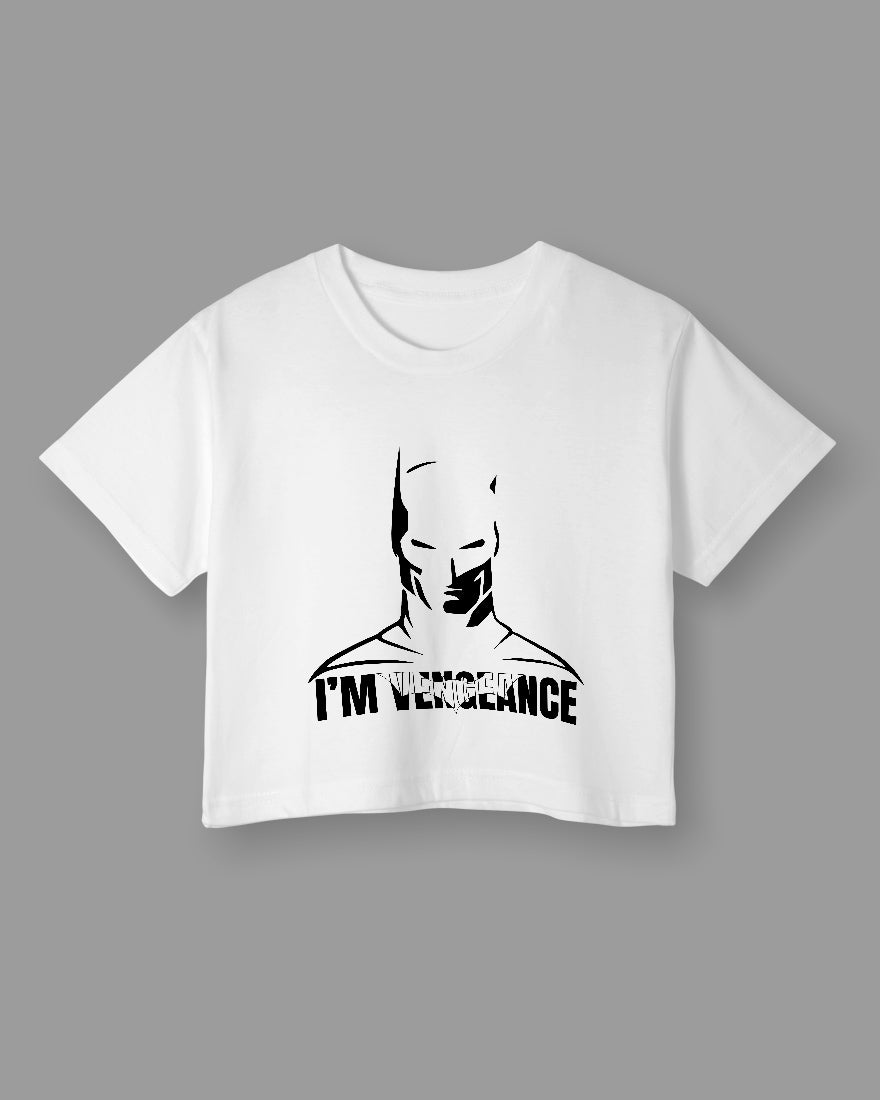 Womens Cropped TShirt Movies Batman