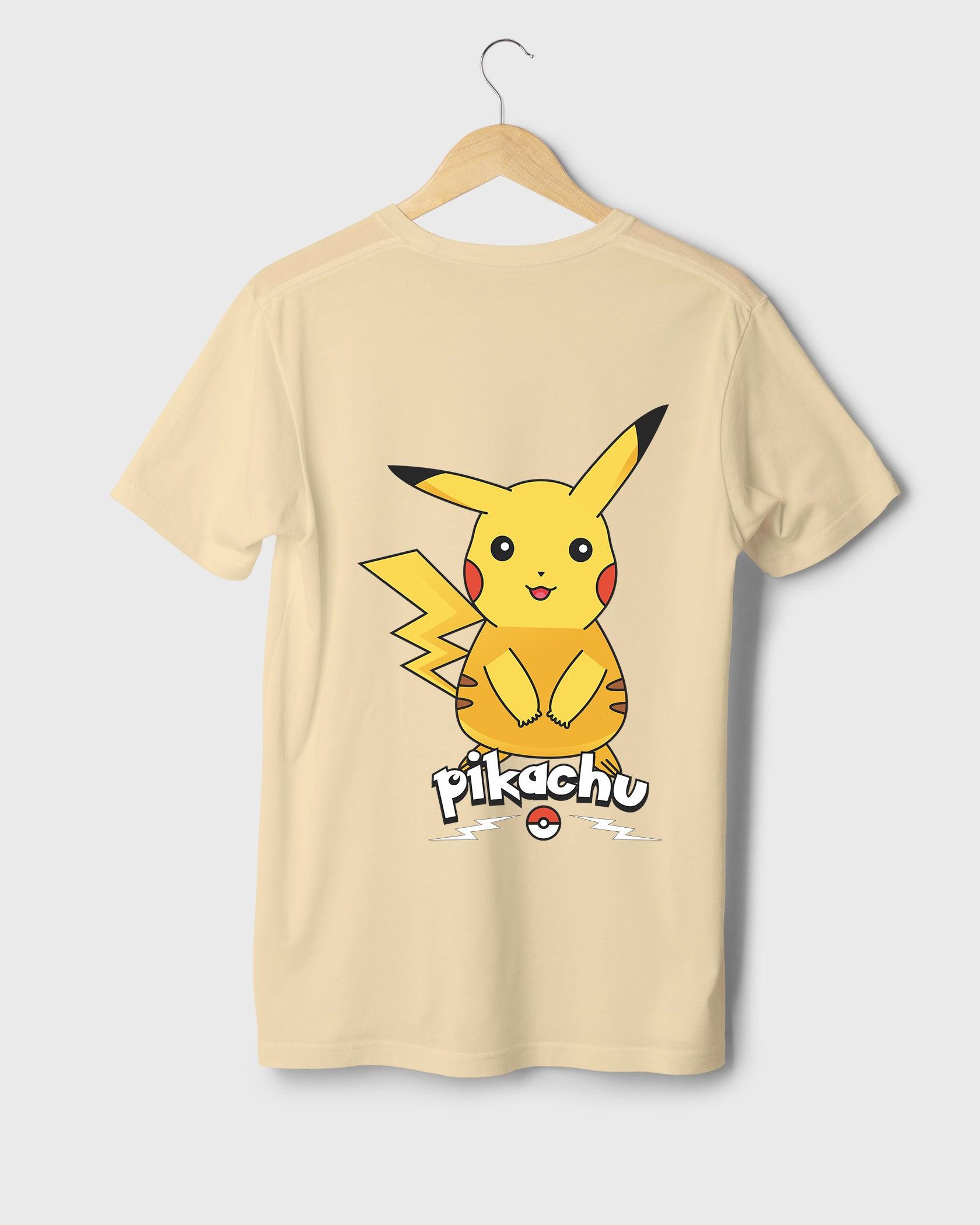 Mens T-Shirt Cartoon Pokemon Pikachu - Metro Apes