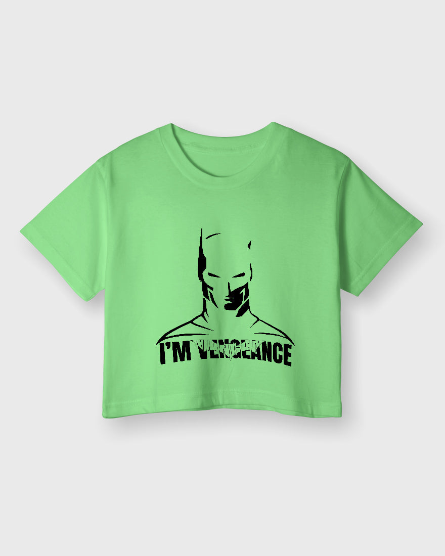 Womens Cropped TShirt Movies Batman