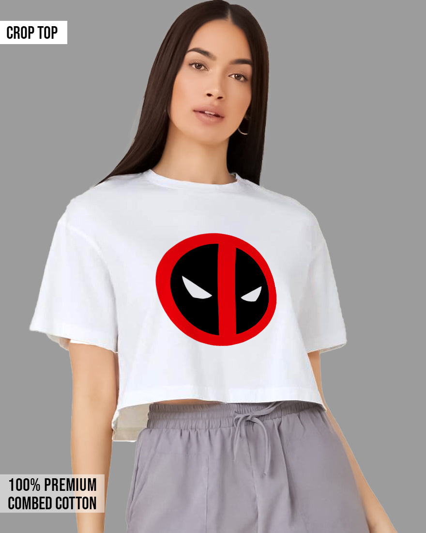 Womens Cropped TShirt Movies Deadpool