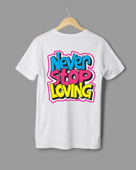 Mens Tshirt Funky Never stop Loving - Metro Apes