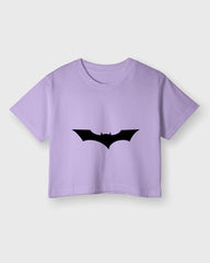 Womens Cropped TShirt Movies Batman Logo