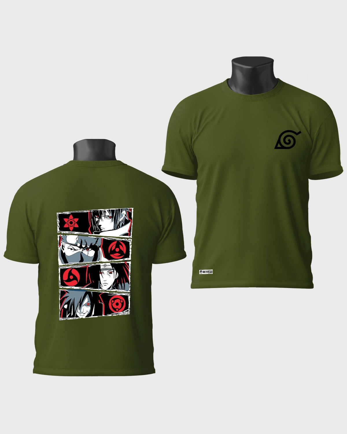 Mens Tshirt Anime Naruto Naruto Gang - Metro Apes