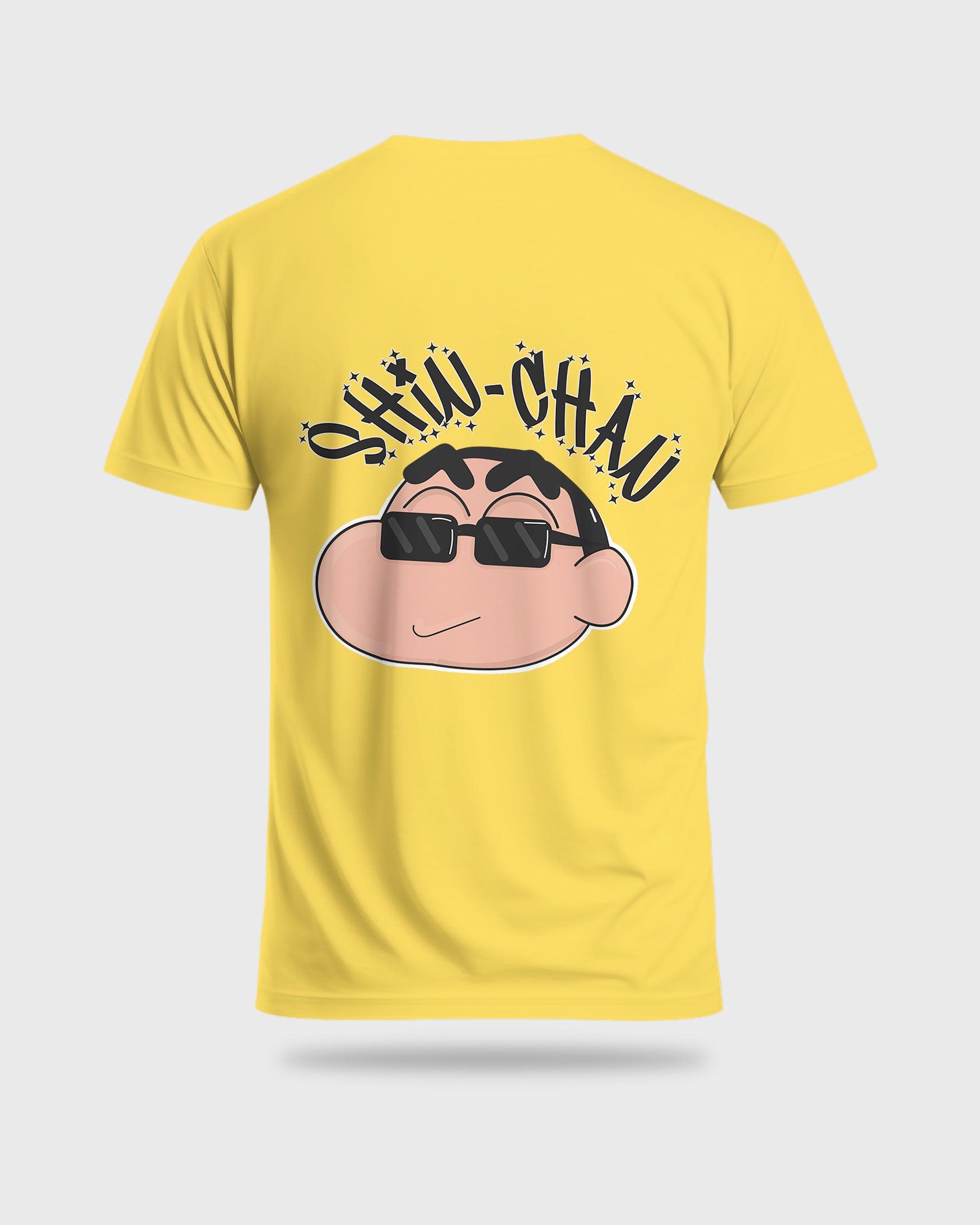 Mens T-Shirt Cartoon Shinchan - Metro Apes