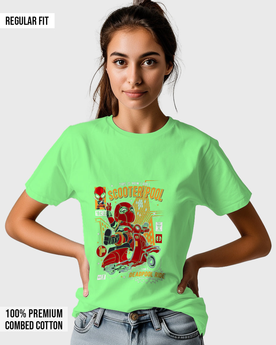 Womens Relaxed Fit TShirt Movies Dead Pool