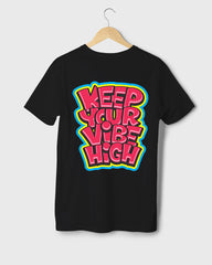 Mens Tshirt Funky Keep your vibe high - Metro Apes