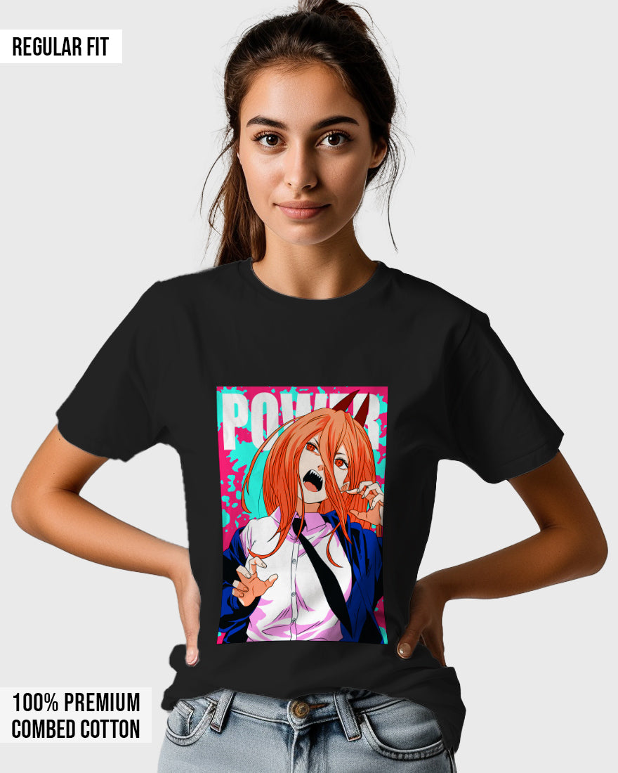 Womens Relaxed Fit TShirt Anime Chainsawman 2