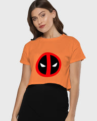 Womens Cropped TShirt Movies Deadpool