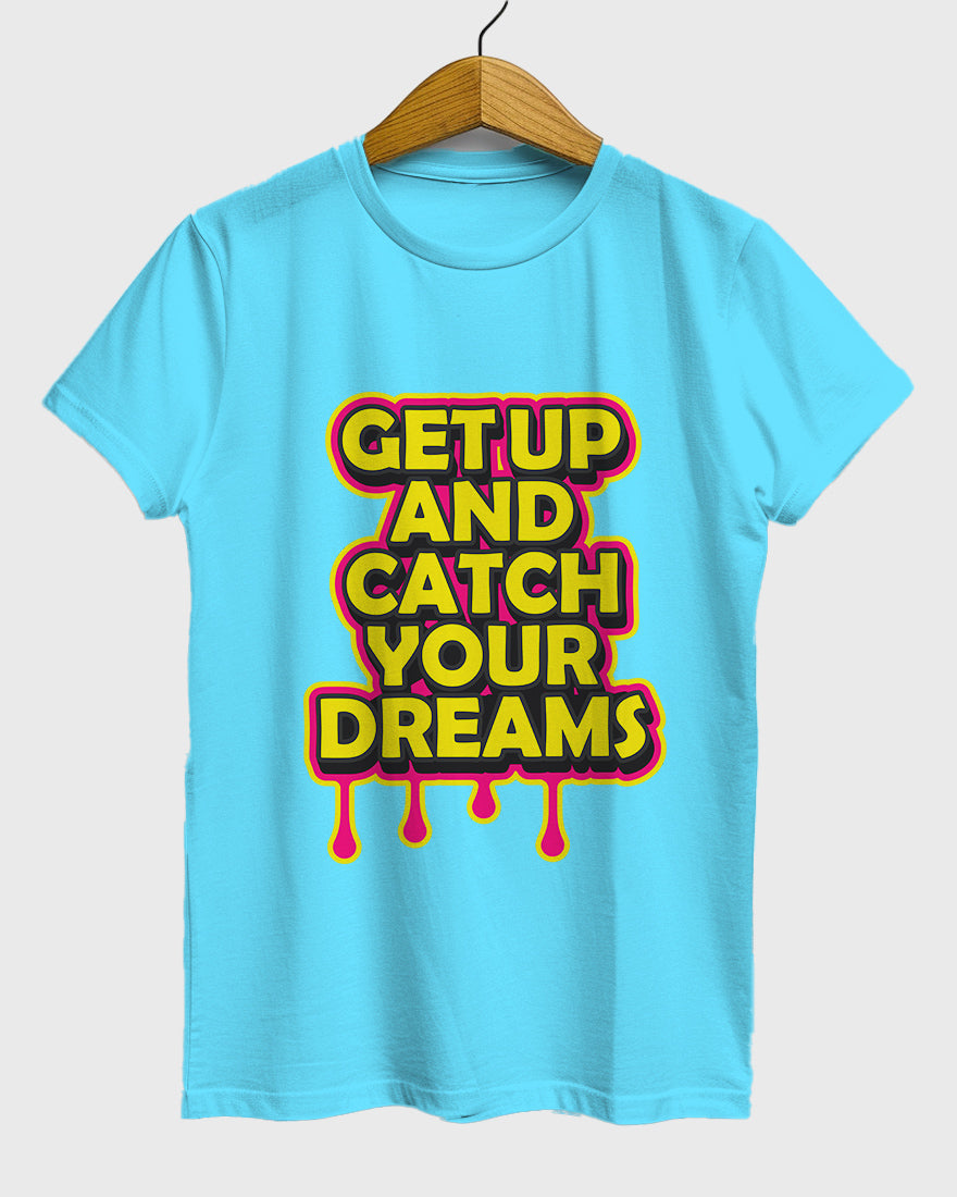 Womens Relaxed Fit TShirt Funky Getup And Catch