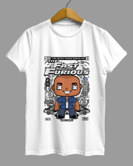 Womens Relaxed Fit TShirt Movies Fast & Furison