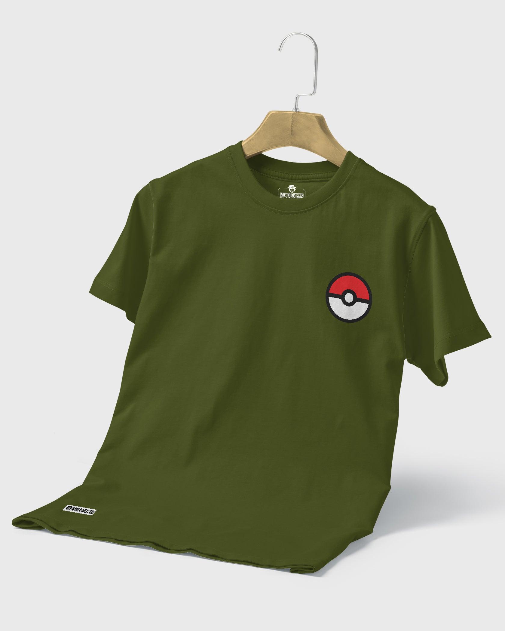 Mens T-Shirt Cartoon Pokemon Pikachu - Metro Apes