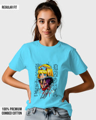 Womens Relaxed Fit TShirt Anime Attack On Titan