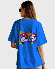 Womens Oversized TShirt Funky Bubble