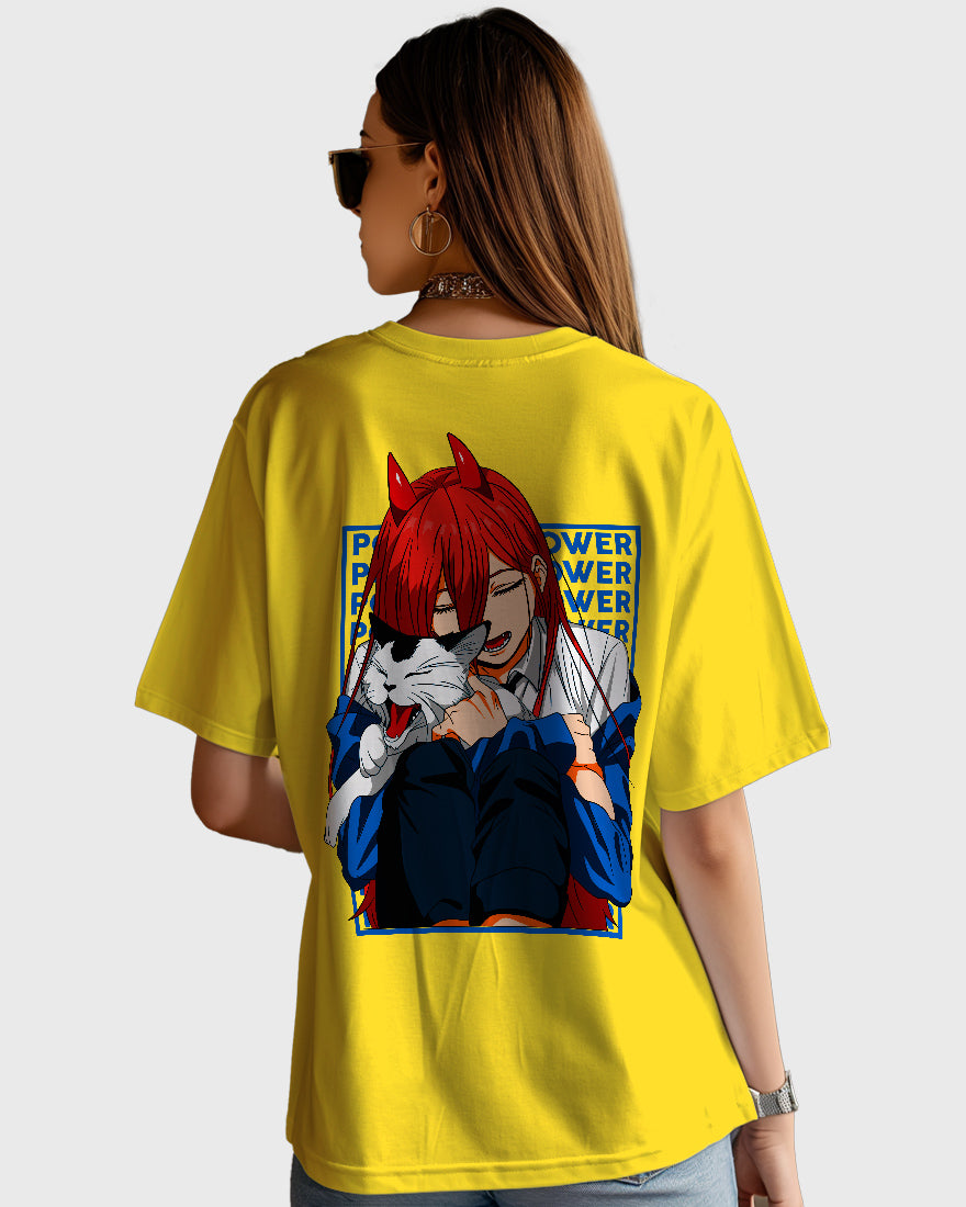 Womens Oversized TShirt Anime Chainsaw Man 03