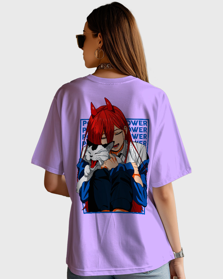 Womens Oversized TShirt Anime Chainsaw Man 03