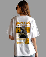 Womens Oversized TShirt Anime Demon Slayer Zenitsu