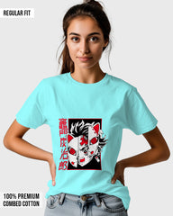 Womens Relaxed Fit TShirt Anime Chainsawman Tanjiro