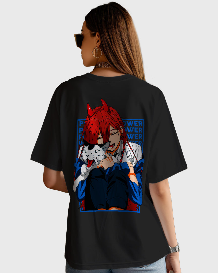 Womens Oversized TShirt Anime Chainsaw Man 03