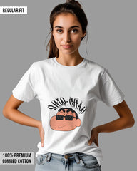 Womens Relaxed Fit TShirt Cartoon Sinchan